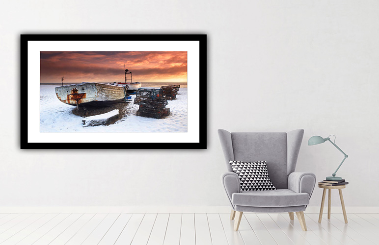 beaches and boats prints